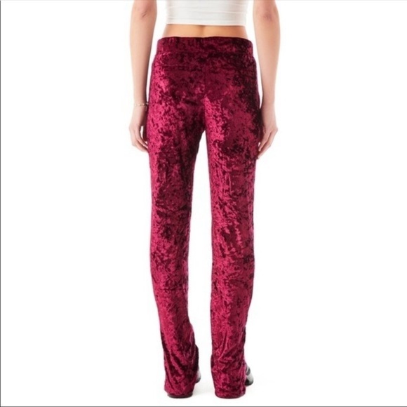 NWT LF Emma & Sam Crushed Velvet Sweatpants XS - Picture 14 of 14